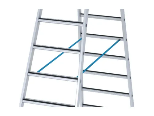 veiligheidsladder,beide zijden,2x4treden m. R13-laag,balk L 1,15m