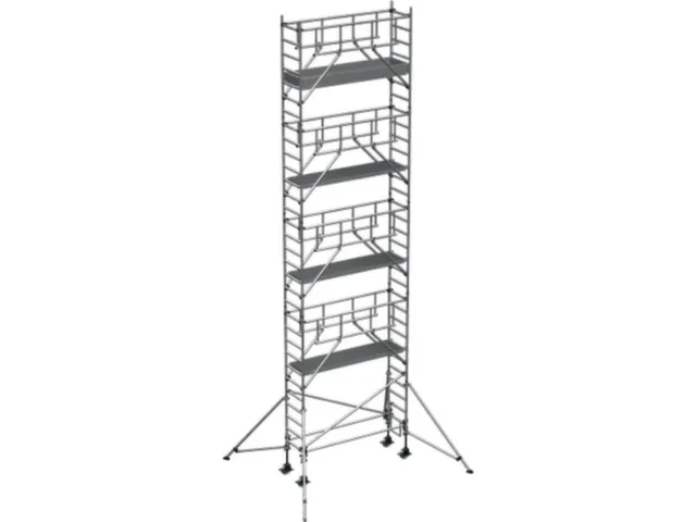 échafaudage roulant,H de travail 10,5m,échafaudage H 9,65m