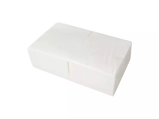 Servetten 1/4 fold cellulose 2-laags 24x24 cm 8 x 250 vel wit