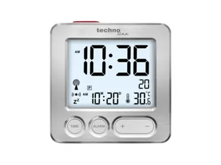 Wekker Technoline WT 265 66x66x21mm zilver - 1