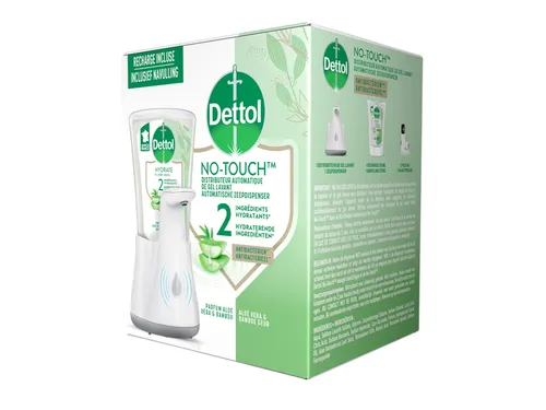 Dettol No Touch Automatische Zeepdispenser + Aloe vulling 250ml