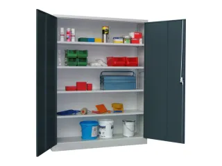 grootvolumekast met openslaande deuren,RAL7035,front RAL7016 - 2