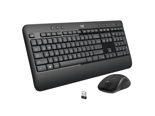 Draadloos Toetsenbord Logitech MK540 Advanced QWERTY + muis Zwart