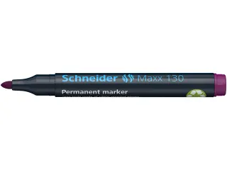Marker Schneider Maxx 130 permanent ronde punt paars - 3