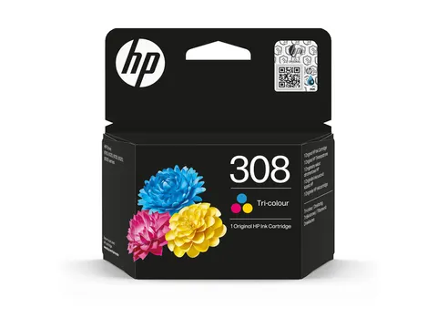 HP 308 Inktcartridge 3 Kleuren 7FP20UE Origineel