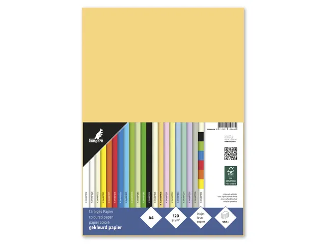Papier Kangaro A4 120grs donkerchamois pak 100 vel