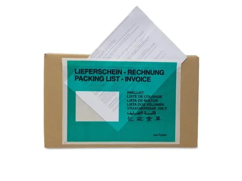 Paklijstenvelop Papier Bedrukt Document C5 doos à 1000 stuks
