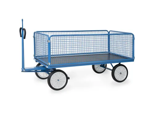 Handtrekwagen Trekoog 6436vz Draadgaas 1250kg 2000x1000mm Rubber