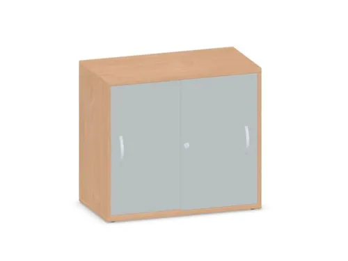 Schuifdeurkast 720x800x430mm Romp Beuken Decor Front Lichtgrijs