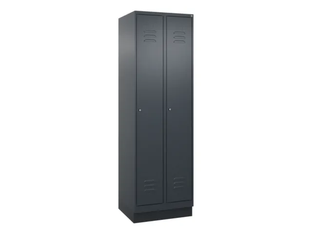 locker voor scheiding van kleding,HxBxD 1950x600x500mm,2vak