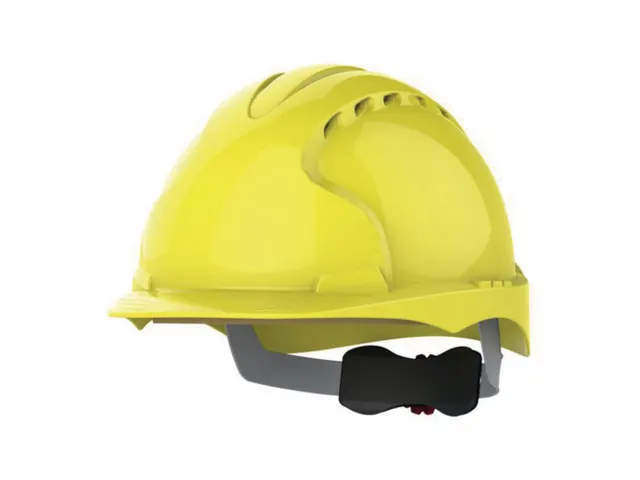 JSP EVO3 veiligheidshelm, geel, geventileerd