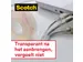 Ruban adhésif Scotch Crystal 600 25mx19mm transparent + dévidoir