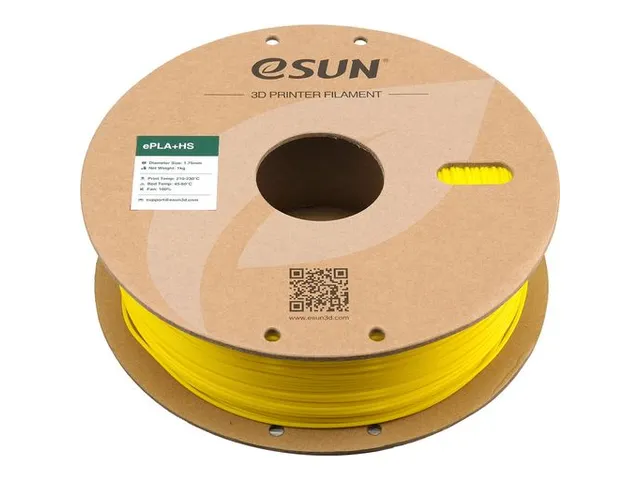 eSUN 3D printer Filament ePLA+HS 1,75mm Geel 1kg