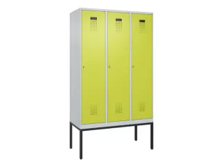 locker voor scheiding van kleding,HxBxD 2120x1200x500mm,3vak - 2