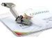 Badge Europel met strip en clip 90x60mm