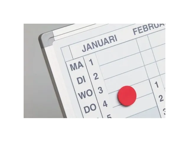 Cijferstroken voor verticale Jaarplanner 60 x 90 cm