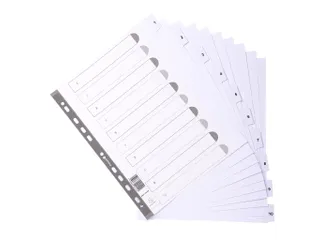 Bedrukte tabbladen karton 160g A4 Maxi 10-delig 1-10 Wit - - 3
