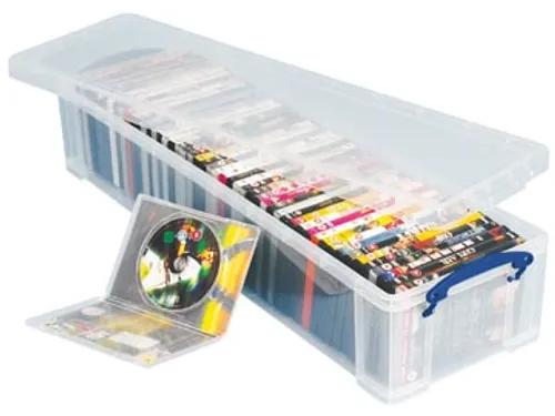 Opbergdoos 22 Liter 2 Divider Transparant