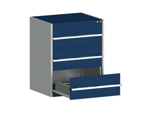 ladekast HxBxD 1000x800x650mm 3laden zware lasten RAL7035 RAL5010