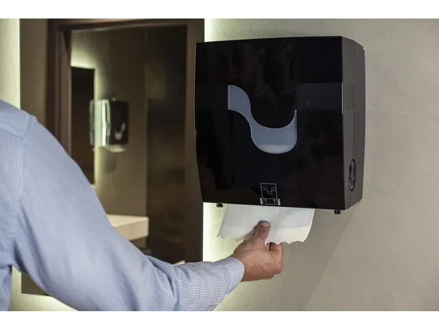 Handdoekautomaat Celtex Megamini Formatic zwart