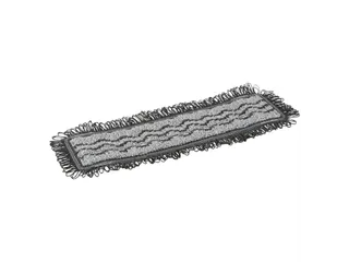 Microfibre Damp42 microvezel vlakmop donkergrijs pocket 400mm - 1
