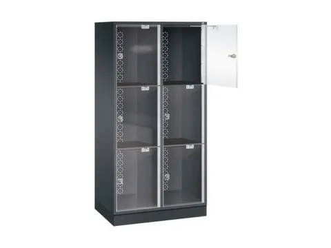 grootvolume-lockersysteem,HxBxD 1750x820x500mm,2x3vakken,cil.-slot