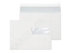 Dienstenvelop Venster Rechts Raadhuis 162x229mm C5 Wit Gegomd