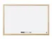 Basic Plus Whiteboard, Magnetisch, Houten Frame, 600 x 400 mm
