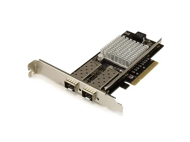 2 poorts 10G glasvezel netwerkkaart met open SFP+ - PCIe, Intel 82599