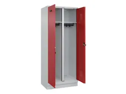 locker voor scheiding van kleding,HxBxD 1950x800x500mm,2vak