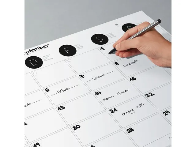 Designonderlegger Sigel muur- kalender/onderlegger 27/28/29 59,5x41cm