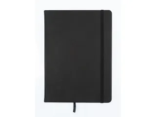 Schetsboek Kangaro A5 zwart PU HC 80 blad 140gr roomwit met elastiek e - 5