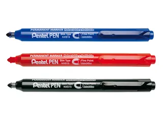 Viltstift Pentel NXS15 1mm rood - 2