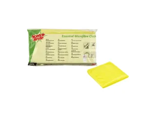 Microvezeldoek Scotch-Brite Essential 360x360mm geel 10 stuks - 6