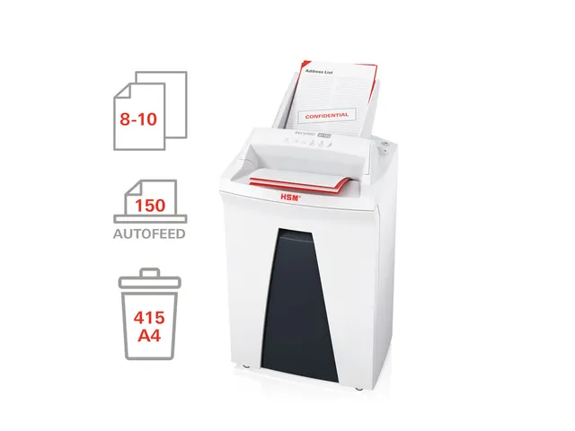 Hsm Papiervernietiger Securio Af 150 Met Autofeed P-4 Snippers