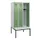 locker met bank,HxBxD 1950x900x815mm,3vak,vak B 300mm,cilinderslot