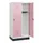 schoollocker,HxBxD 1630x800x500mm,2vak,vak B 400mm,draaigrendel,sokkel
