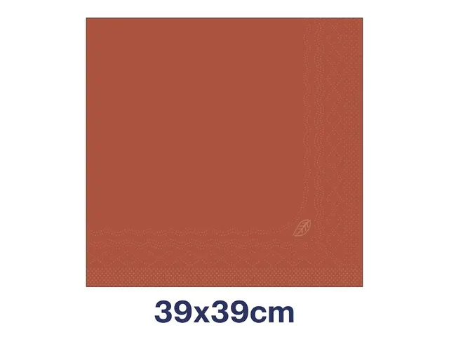 Tork 477601 Soft Dinnerservet Advanced Terracotta 39x39cm