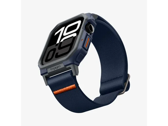 Spigen Lite Fit Pro Case + Band Marineblauw Apple Watch 10 46mm Blauw