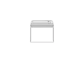 Envelop C5 162x229mm Venster Links Strip Naturel wit houtvrij ECF - 2