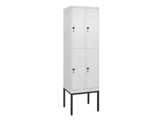 dubbeldekse locker,HxBxD 2120x600x500mm,2x2vak.,vak B 300mm - 1