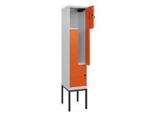 Z-garderobekast,HxBxD 2120x400x500mm,vak B 200/400mm,draaigrendel - 2