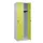 locker,HxBxD 1850x600x500mm,2vak,vak B 300mm,draaigrendel