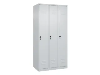 locker voor scheiding van kleding,HxBxD 1850x900x500mm,3vak - 1