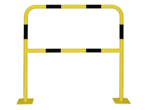 beschermbeugel,v. binnen,HxB 1000x1000mm,staal,geel/zwart