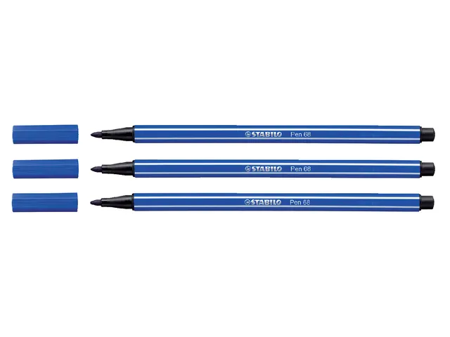 Viltstift STABILO Pen 68/32 medium donkerblauw