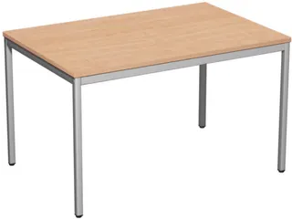 Bureau Hxbxd 720x1200x800mm Bladdecor Beuken Frame Ral 9006 - 1
