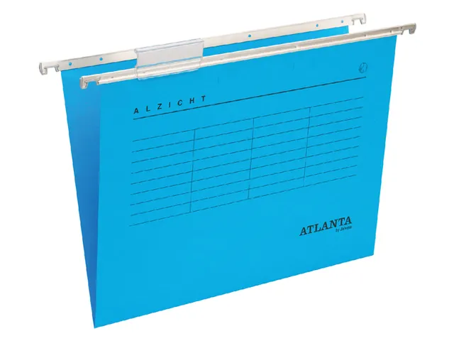 Hangmap Spectrum A6620-256 verticaal folio V-bodem blauw