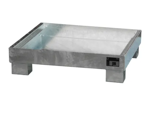 Opvangbak Staalplaat 220x900x800mm Opvangvol. 68l Open Verzinkt