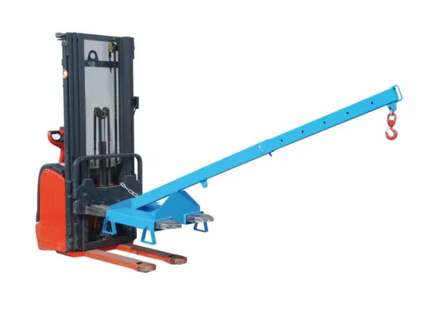 Bras de levage force 1t L 1600mm télescopique inclinaison 25° pieds